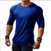 Slim Simple Casual Plain Men's T-Shirt