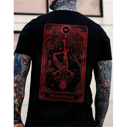 Tarot Hanging Man Print T-shirt