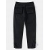 Men Solid Cargo Multi Pocket Utility Zipper Designed Ankle Length Skin Friendly Pants