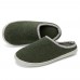 Men Soft Sole Round Head Slip Resistant Thicken Warm Home Winter Slippers