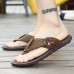 Men Soft Sole Non Slip Solid Comfy Flip Flops Casual Slippers