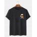 Mens Cool Beers Letter Print Cotton Short Sleeve T  Shirts