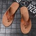 Men Microfiber Soft Sole Non Slip Comfy Solid Flip Flops